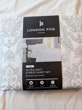 London Fig Home Twin 3 Piece Sheet Set BNWT